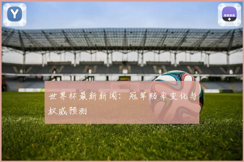 世界杯最新新闻:冠军赔率变化与权威预测